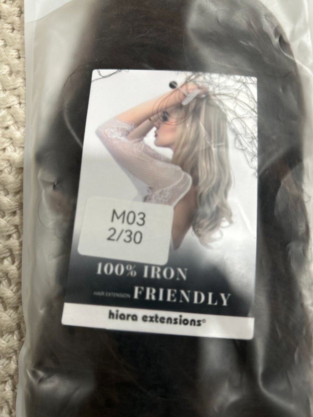 Hiara Extensions Invisible Wire Wavy Halo Hair Extension Ginger Brown 16in